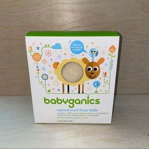 BABYGANICS NATURAL WOOL DRYER BALLS SEALED